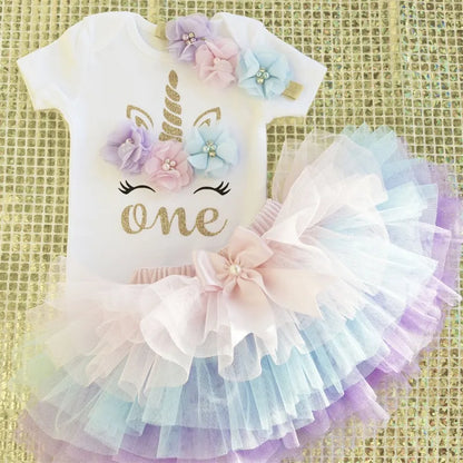 Baby1st Birthday Outfits Skirt