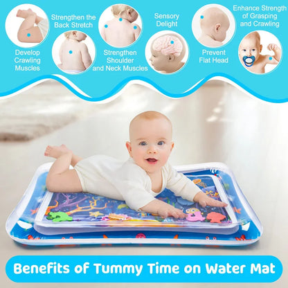 Inflatable Tummy Time Water Mat