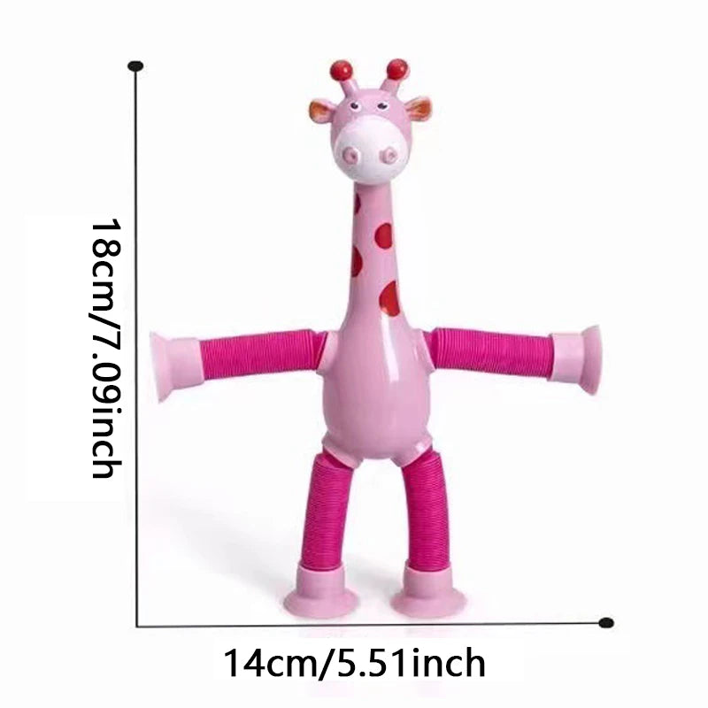 Suction Cup Pop Tubes Giraffe