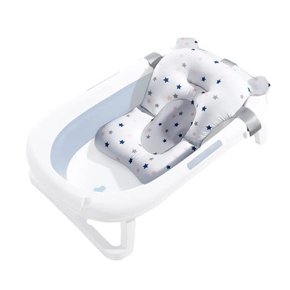 Baby Bath Support Cushion with Non-Slip Design and Star Pattern