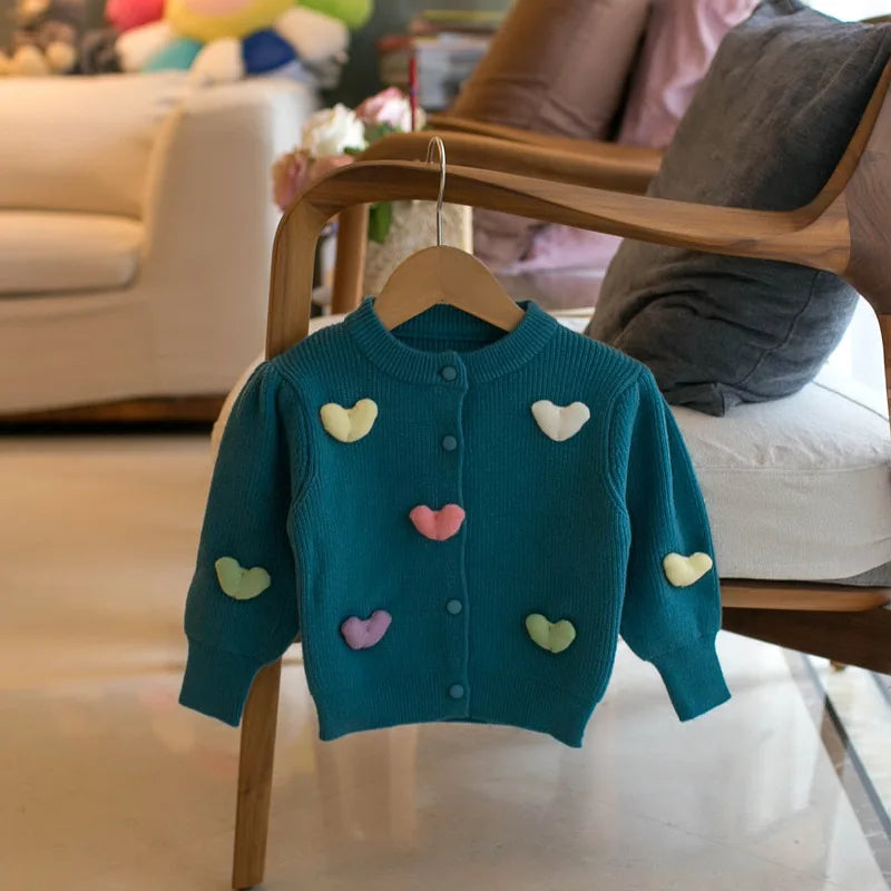 Heart Knit Cardigan