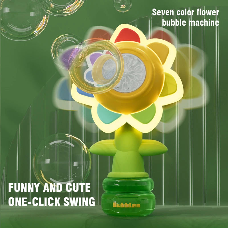 Dancing Sunflower Bubble Machine