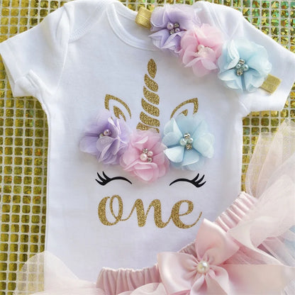 Baby1st Birthday Outfits Skirt