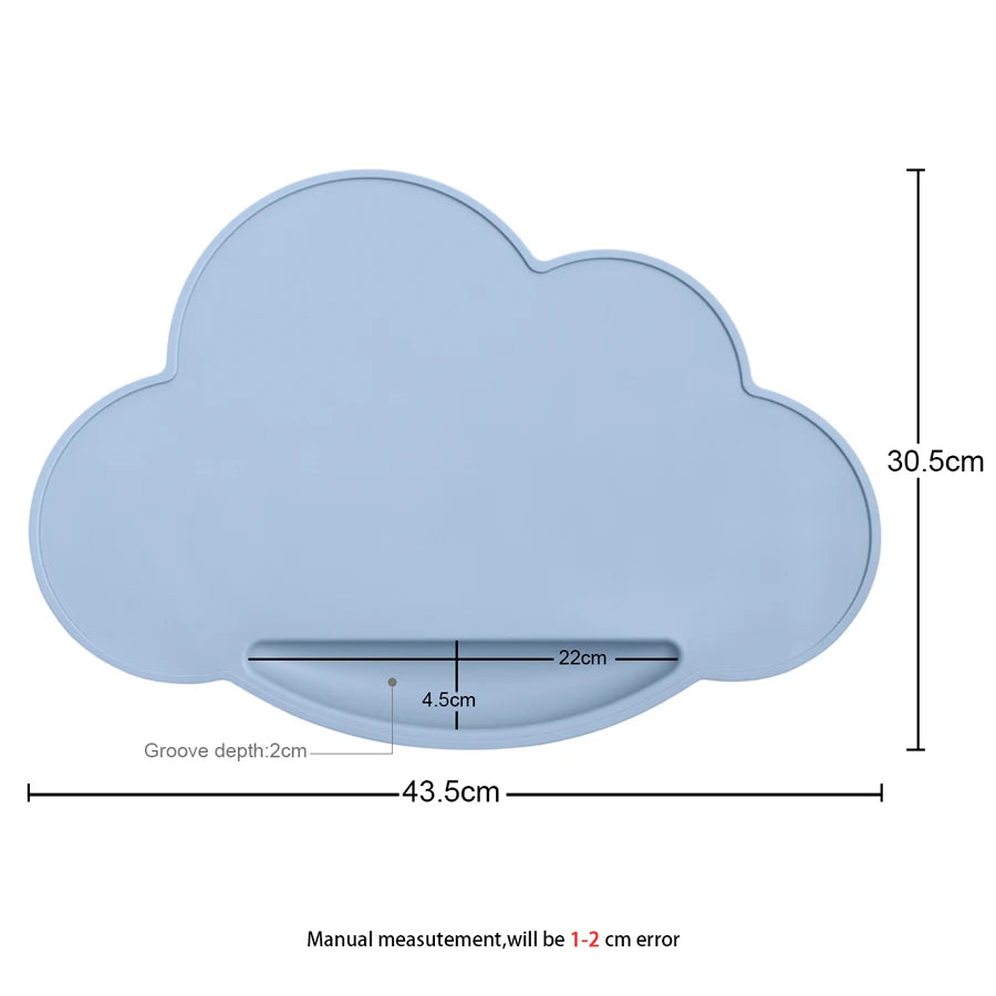 Cloud Shaped Baby Placemat