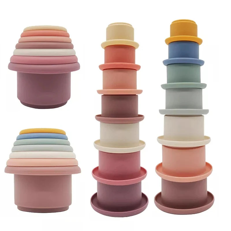 Silicone Stacking Cups