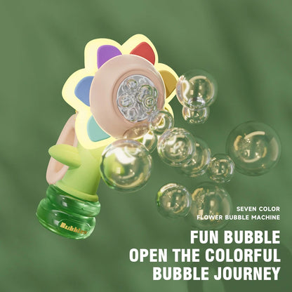 Dancing Sunflower Bubble Machine