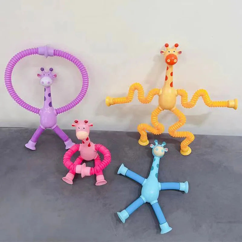 Suction Cup Pop Tubes Giraffe